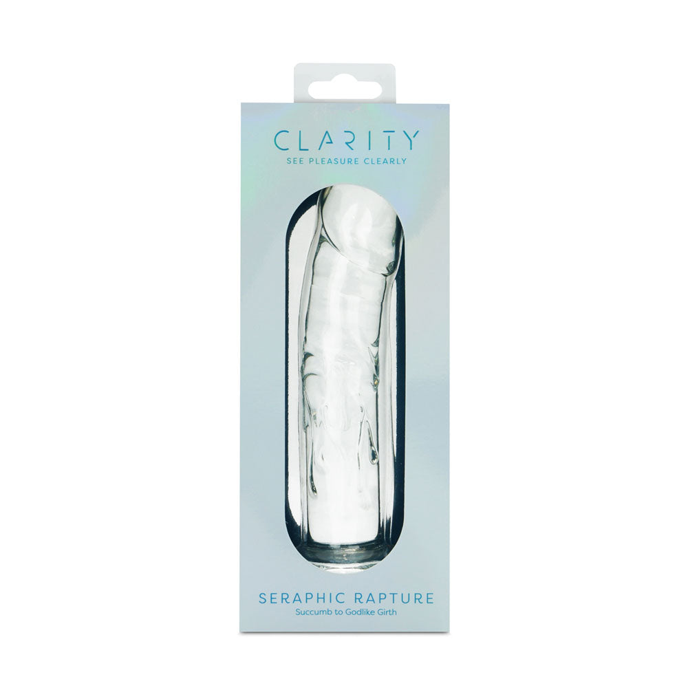 Clarity - Seraphic Rapture -  17.8 cm Glass Dildo