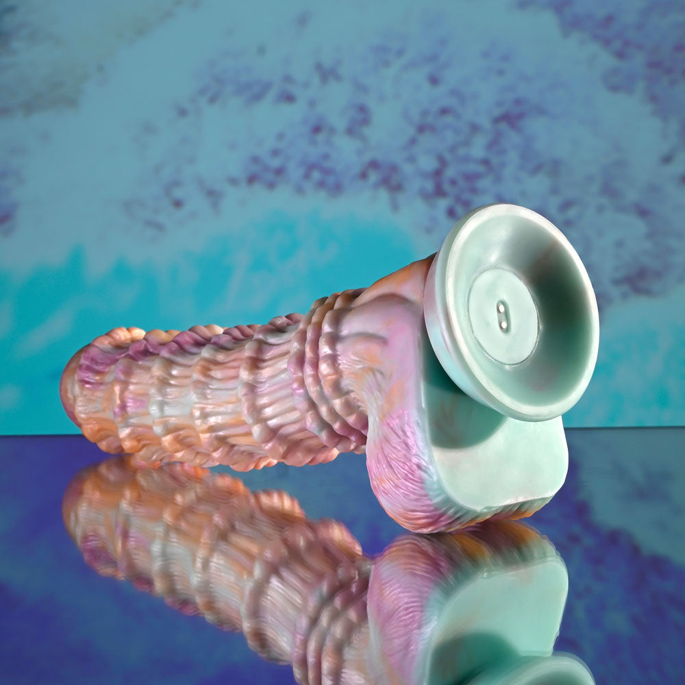 Evolved FANTASY Alien Dildo - Multicoloured 27.6 cm USB Rechargeable Vibrating Fantasy Dildo with Remote