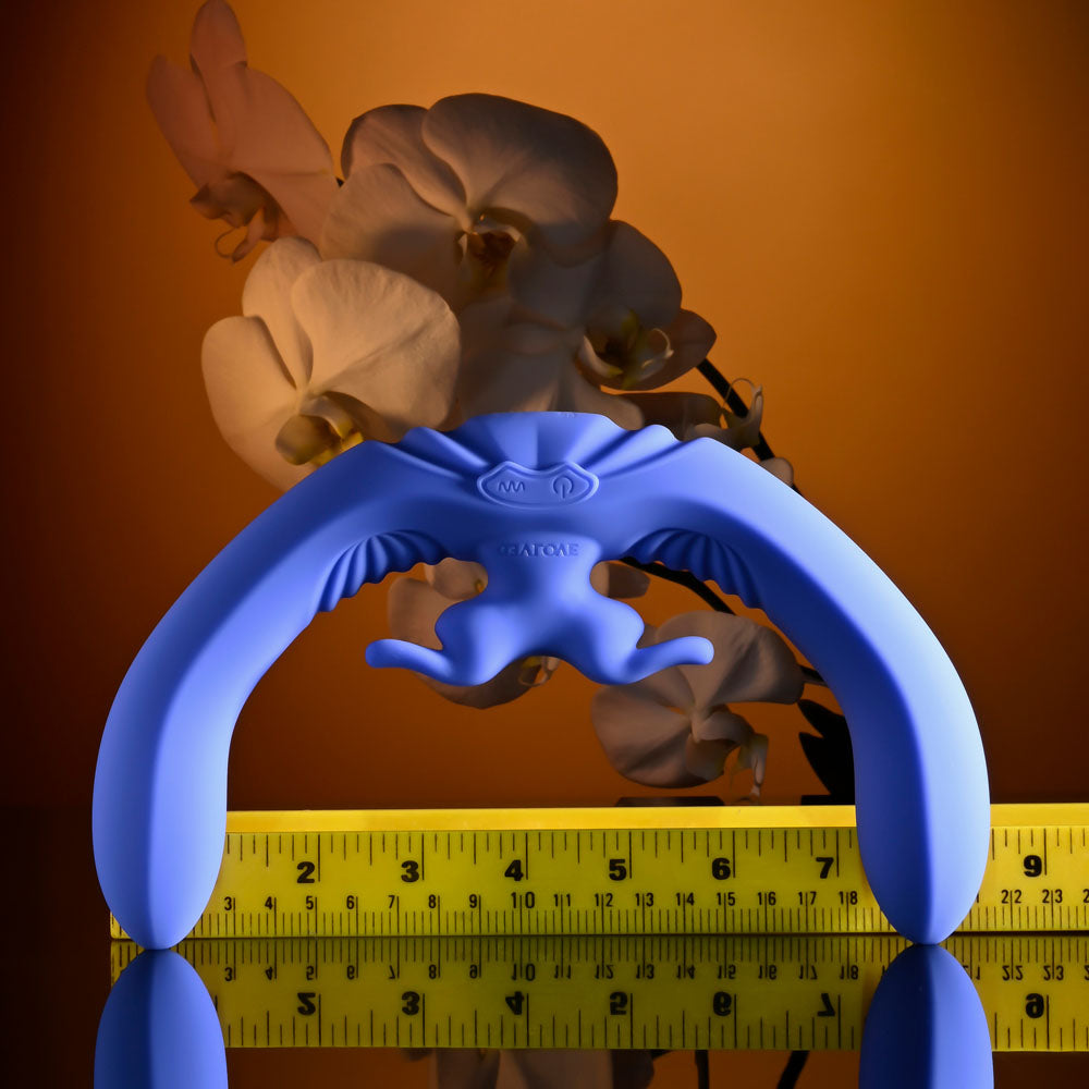 Evolved LOVEBIRDS -  20.8 cm USB Rechargeable Double-Ended Rabbit Vibrator with Remote