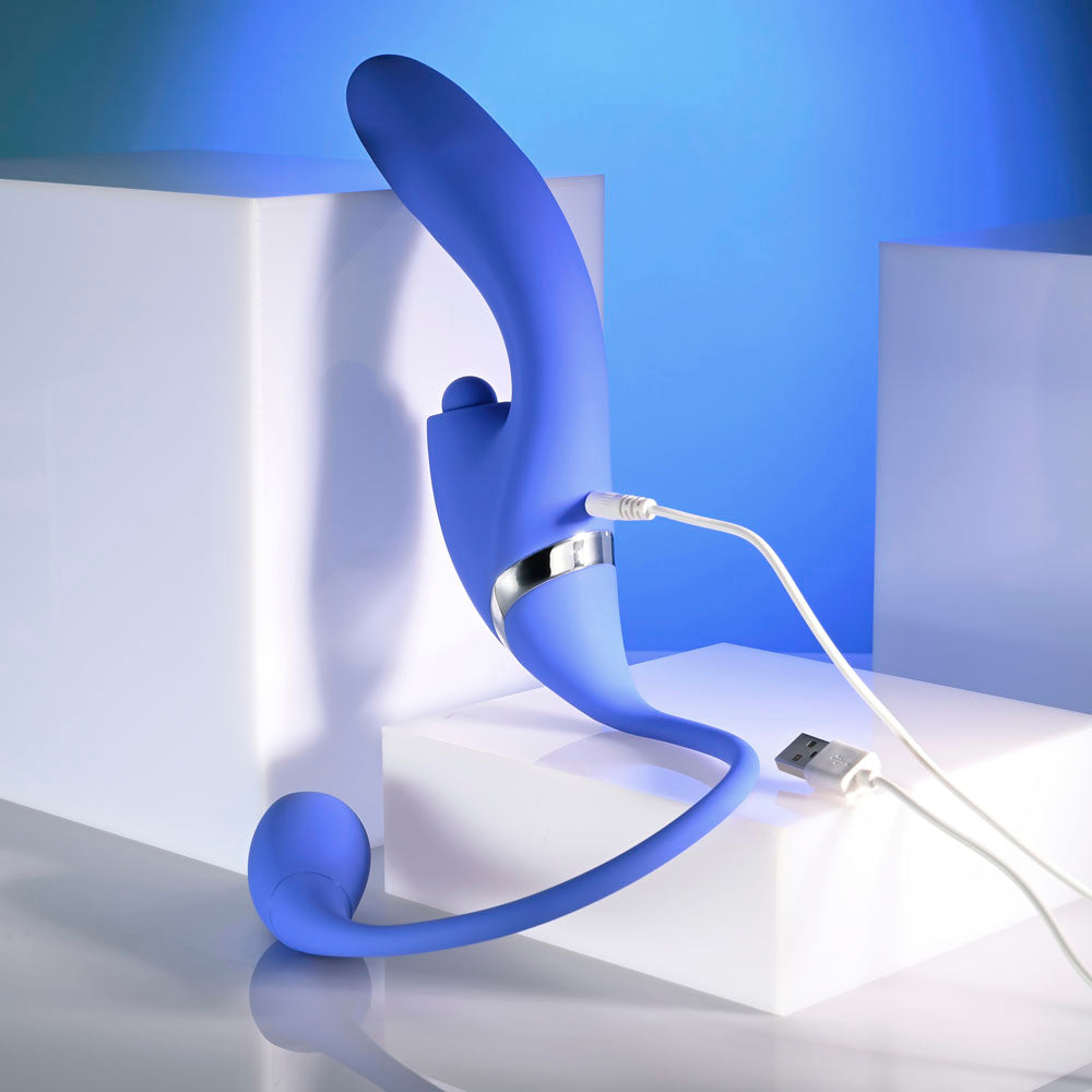 Evolved ALL IN -  USB Recahrgeable Triple Stimulating Vibrator