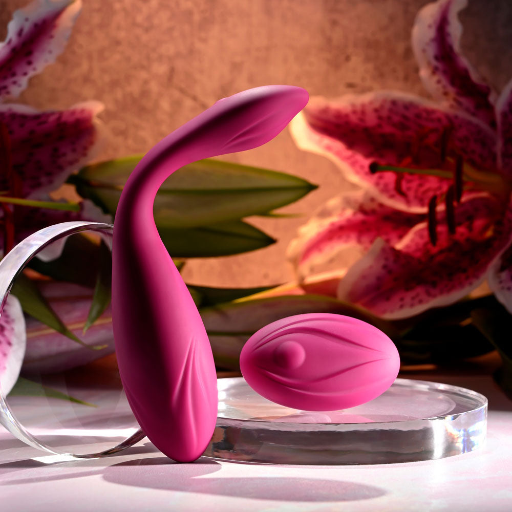 Evolved CHERRY POSE -  16.1 cm USB Rechargeable Flexible & Posable Vibrator with Remote