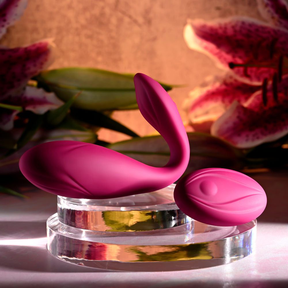 Evolved CHERRY POSE -  16.1 cm USB Rechargeable Flexible & Posable Vibrator with Remote