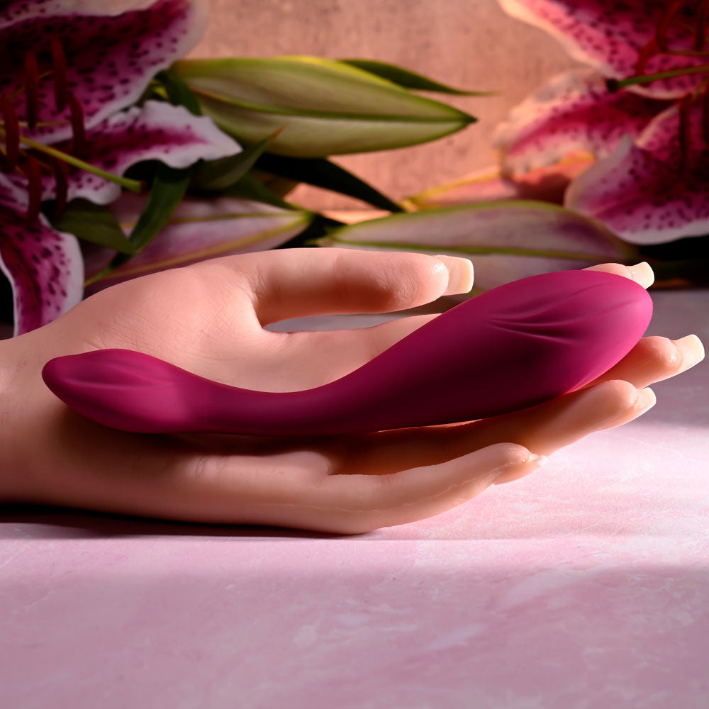 Evolved CHERRY POSE -  16.1 cm USB Rechargeable Flexible & Posable Vibrator with Remote