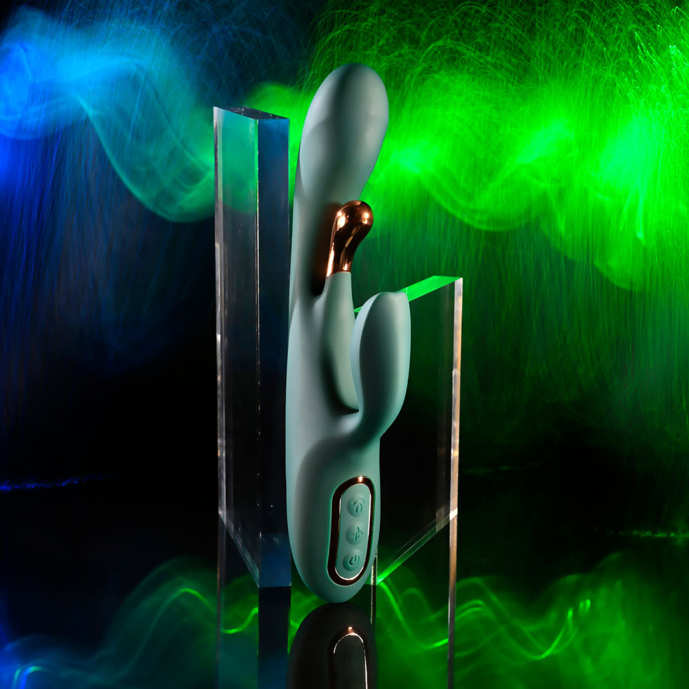 Evolved GOLDEN GODDESS -  USB Rechargeable Rabbit Vibrator with G-Spot Flicker