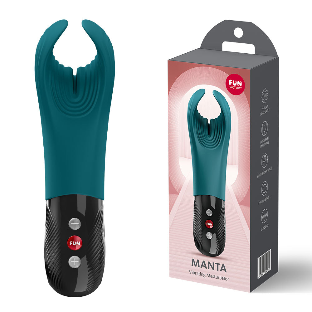 Fun Factory MANTA Bottle  - Bottle  USB-C Rechargeable Unisex Vibrator
