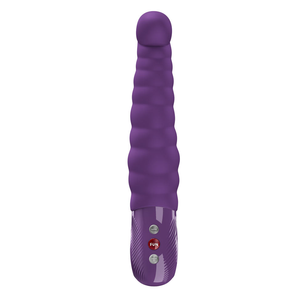 Fun Factory PATCHY PAUL Dark Violet - Dark Violet 23 cm USB-C Rechargeable Vibrator