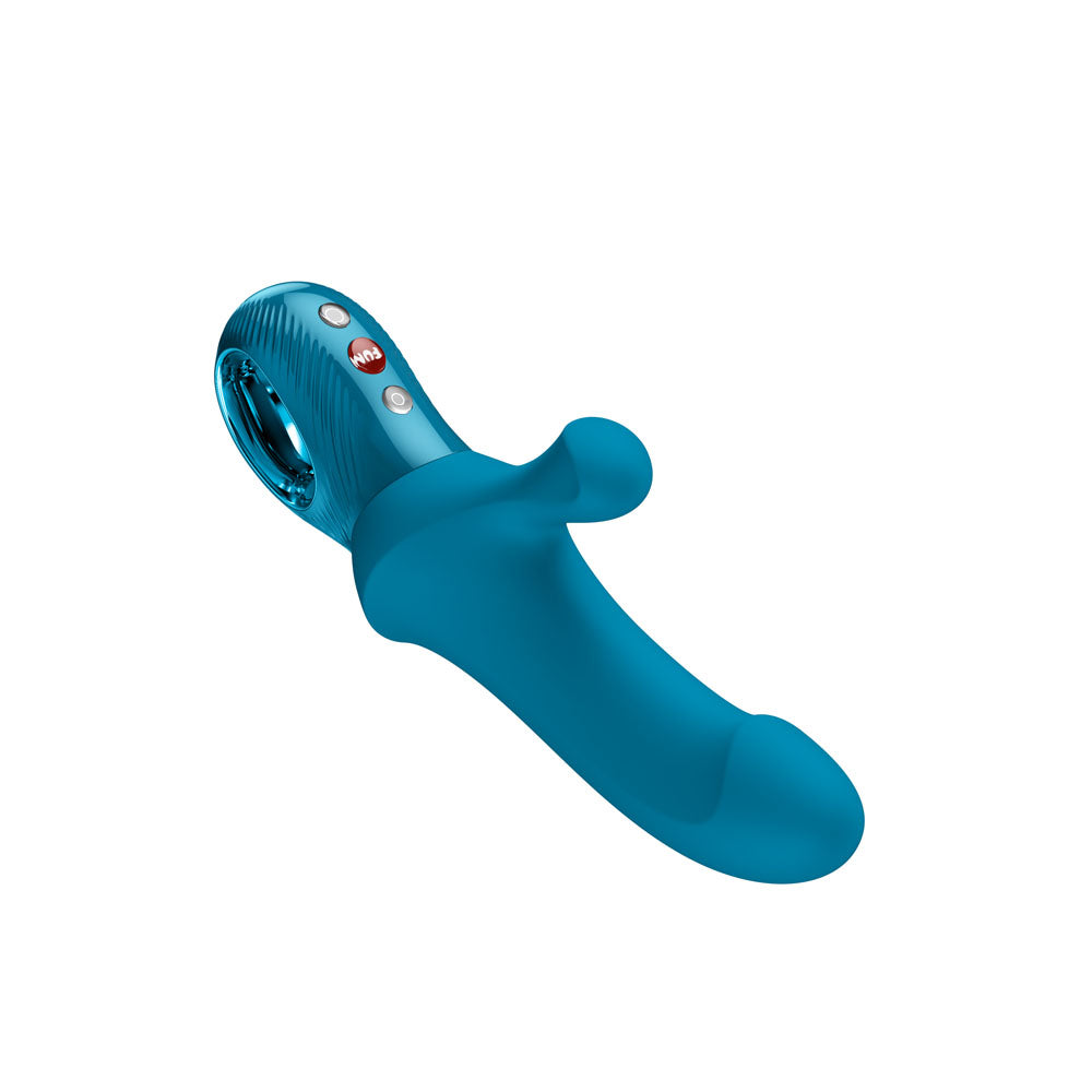 Fun Factory BI STRONIC CURVE Aquamarine - Aquamarine USB-C Rechargeable Thrusting Vibrator
