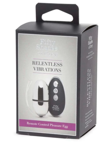 Fifty Shades of Grey Relentless Vibrations Remote Control Pleasure Egg