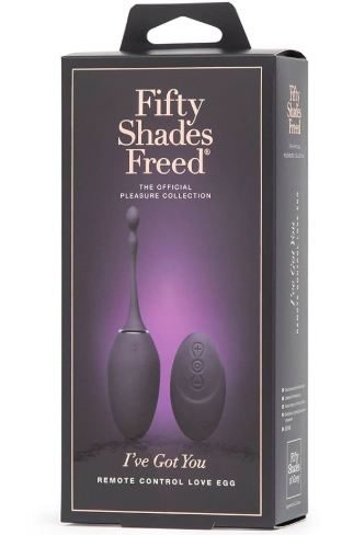 Fifty Shades Freed I've Got You Rechargeable Remote Control Love Egg