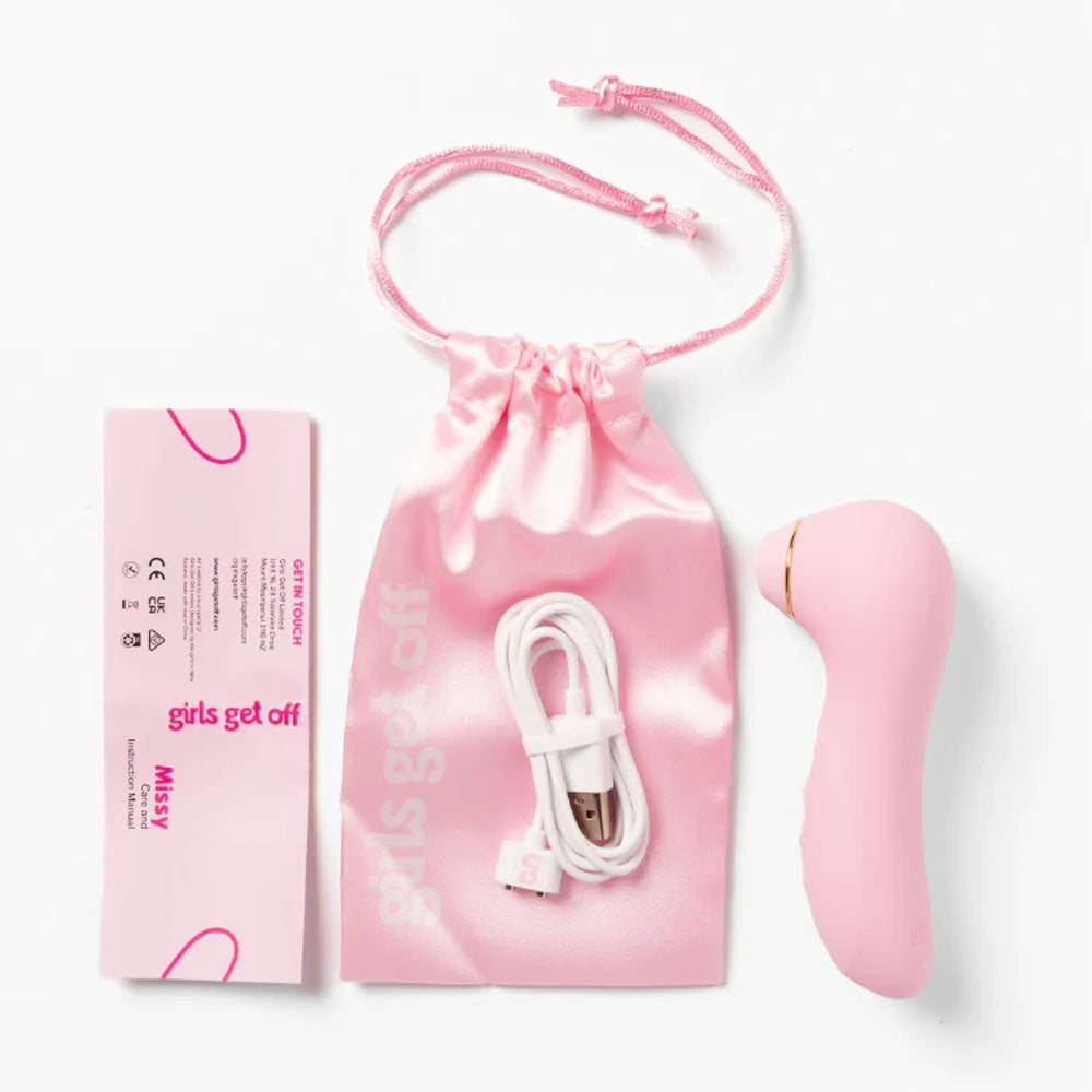Girls Get Off - Missy -  USB Rechargeable Air Pulse Clitoral Stimulator