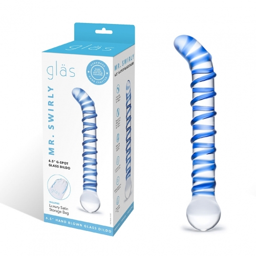 glas 6.5" Mr. Swirly G-Spot Dildo
