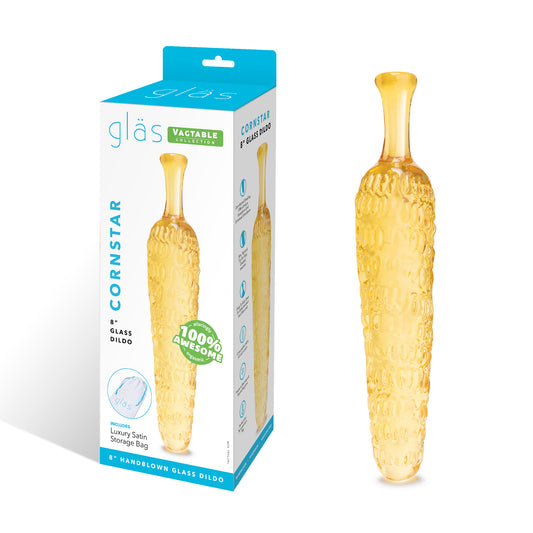 Glas Cornstar 8" Dildo