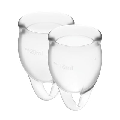 Satisfyer Feel confident Menstrual Cup (Transparent)