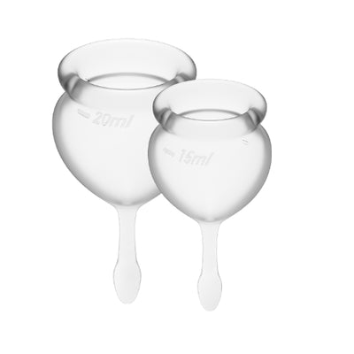 Satisfyer Feel Good Menstrual Cup (Transparent)
