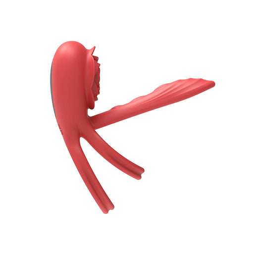 Adam & Eve VIBRATING ROSE GIRTH ENHANCER -  USB Rechargeable Vibrating Cock Ring