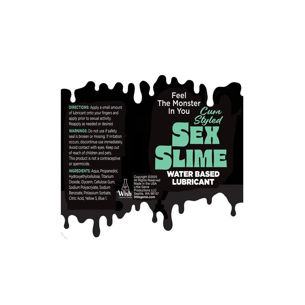 Sex Slime Cum Style Creature Lube -  120 ml -  Cum Style Water Based Lubricant - 120 ml Bottle