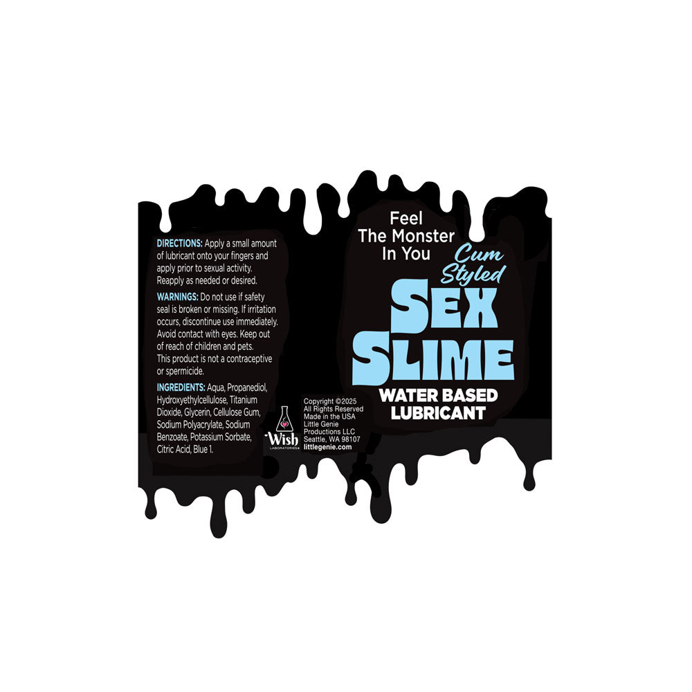 Sex Slime Cum Style Creature Lube -  120 ml -  Cum Style Water Based Lubricant - 120 ml Bottle