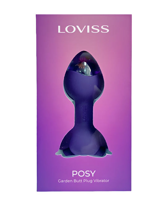 Posy Garden Butt Plug Vibrator