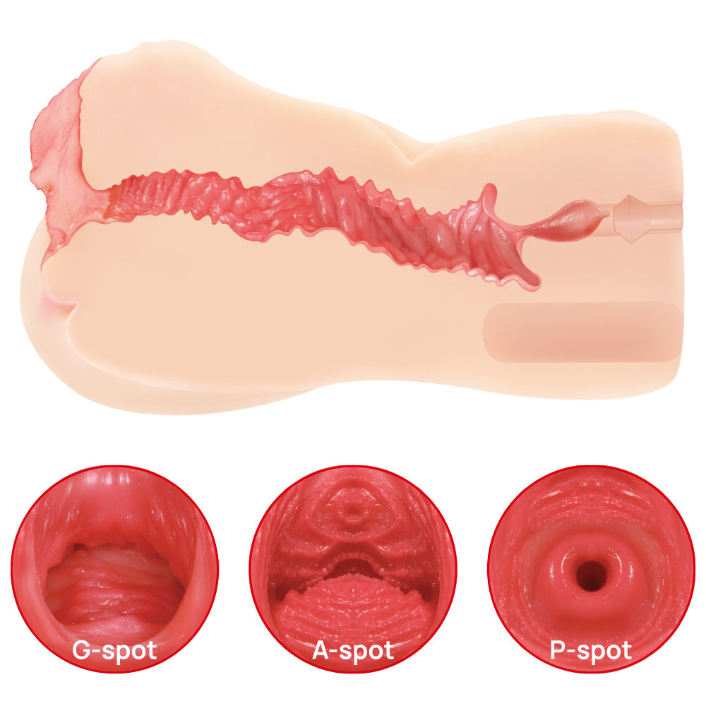 Kokos Vanilla Onahole 004 -  Dual Layer Vagina Stroker