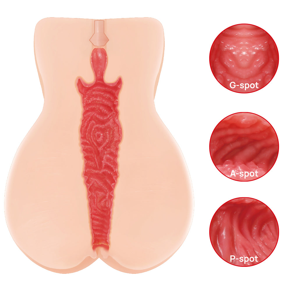 Kokos Vanilla Onahole 004 -  Dual Layer Vagina Stroker