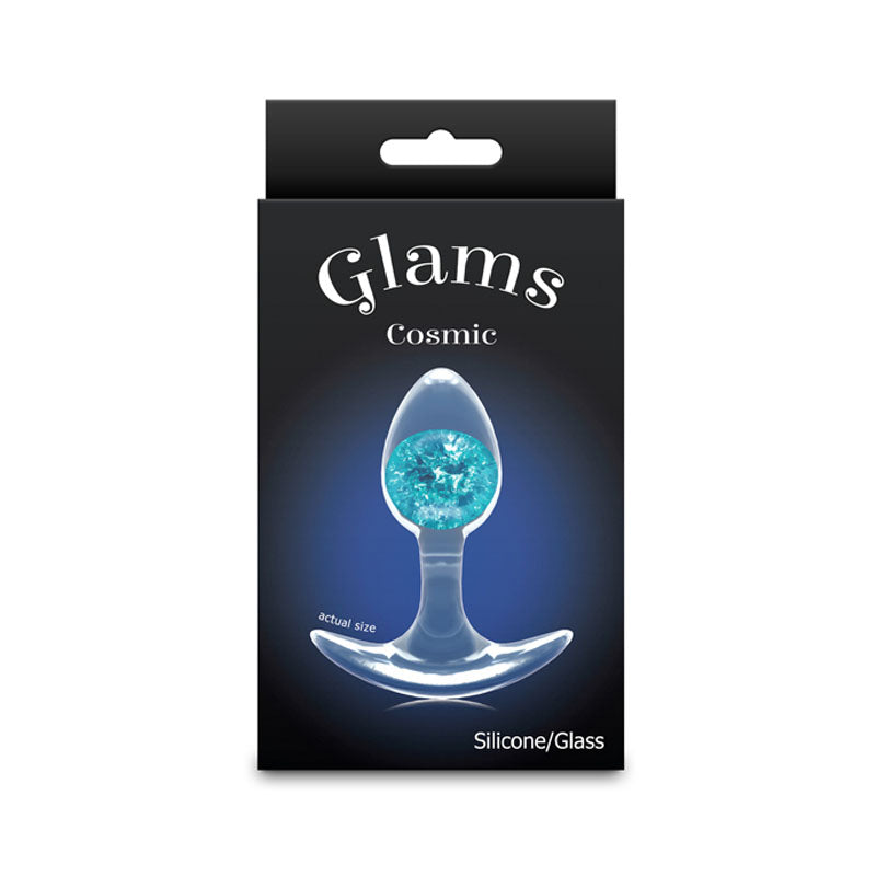 Glams Cosmic - Small -  - Clear/ 8.1 cm Small Butt Plug