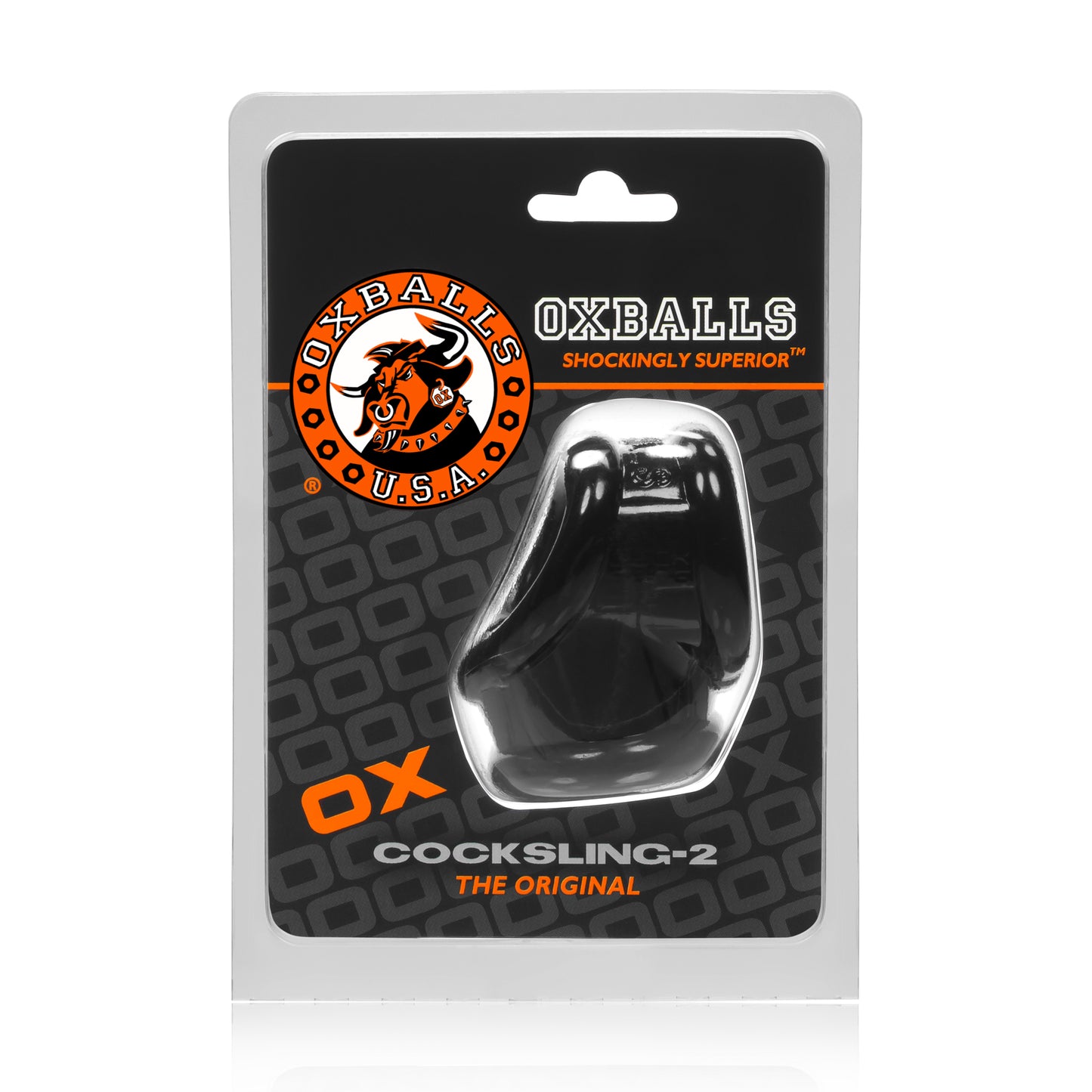OXBALLS COCKSLING-2 original cocksling BLACK