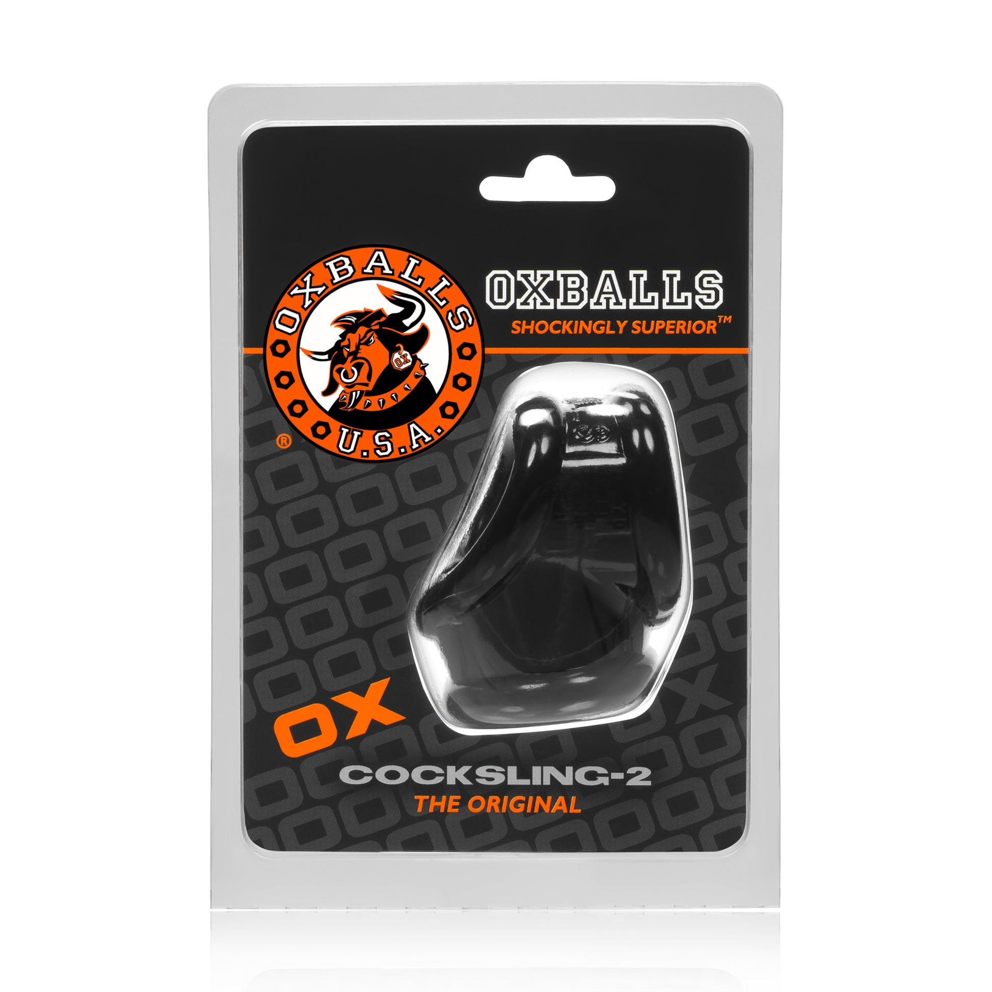 OXBALLS COCKSLING-2 original cocksling BLACK