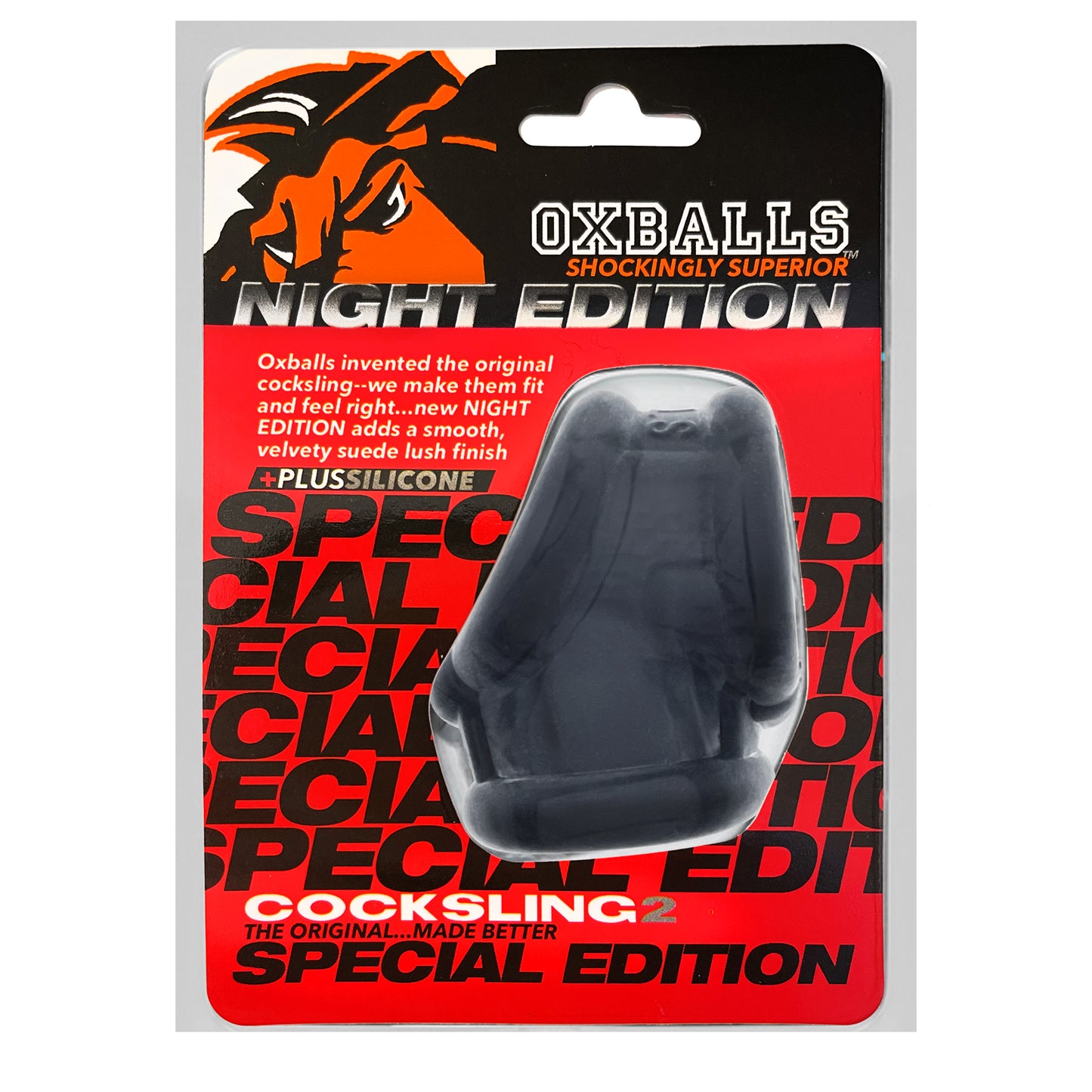 OXBALLS COCKSLING-2 cocksling plus+SILICONE™ special edition NIGHT