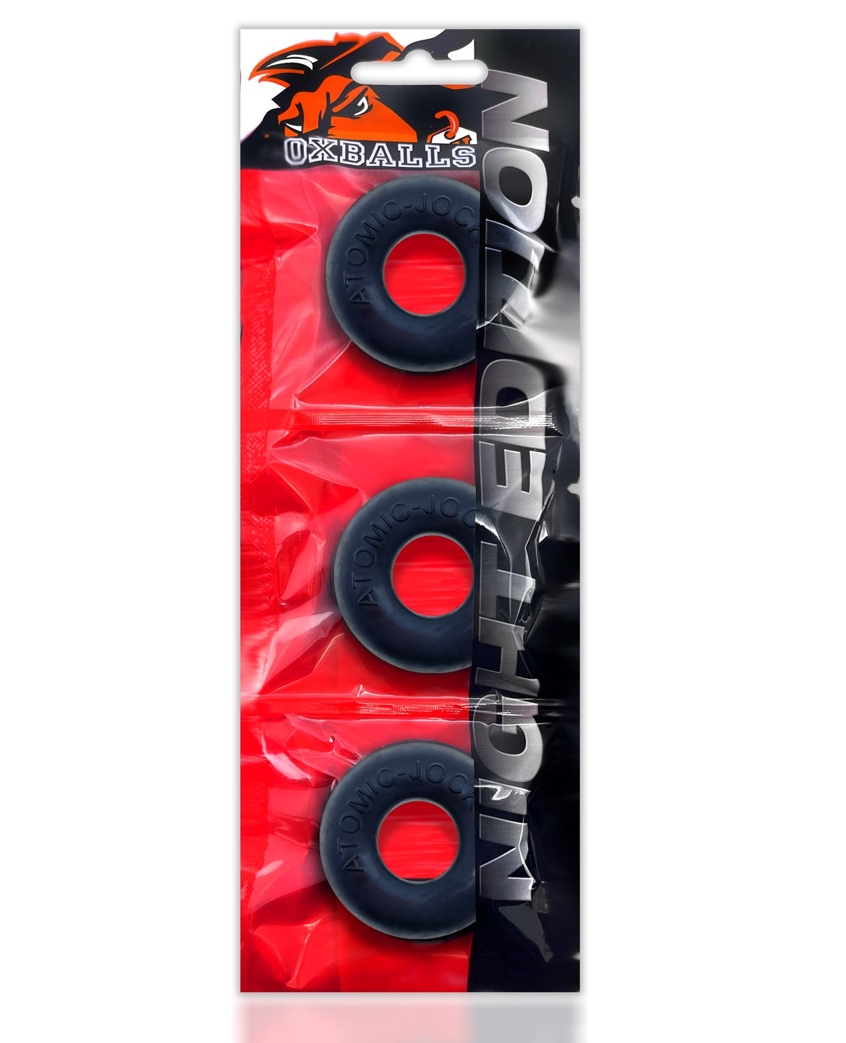 OXBALLS RINGER 3-pack cockring plus+SILICONE™ special edition NIGHT