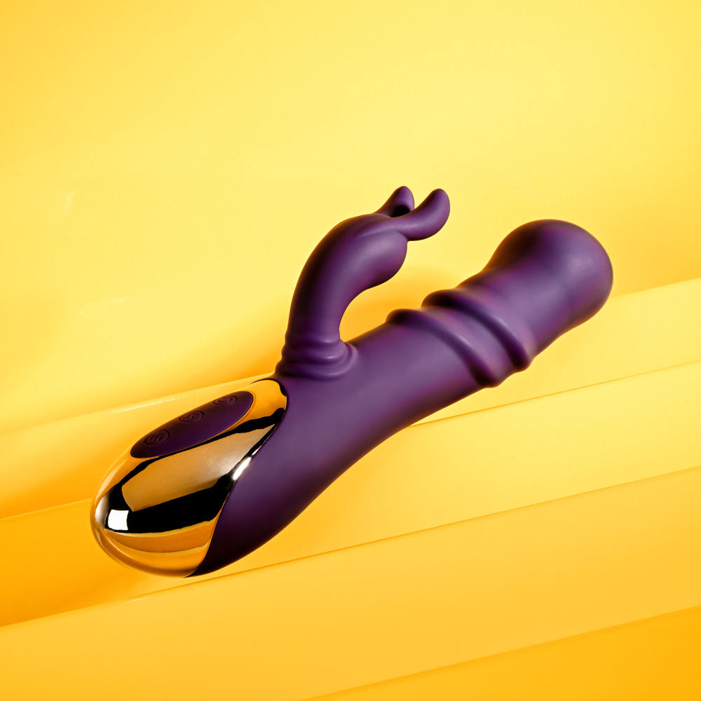 Playboy Pleasure BUNNY PUNCH -  24.4 cm USB Rechargeable Twirling Rabbit Vibrator