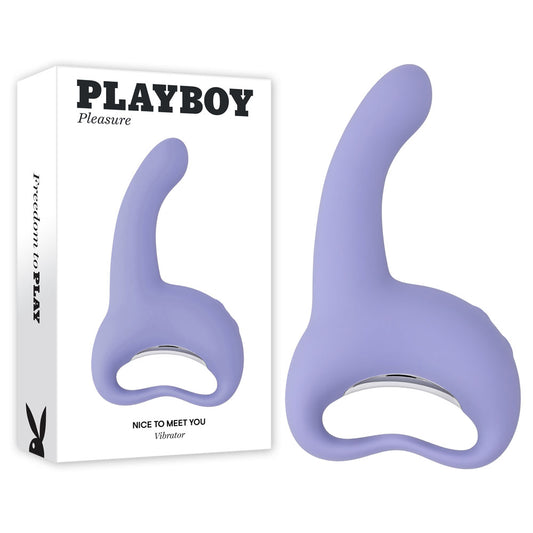 Playboy Pleasure NICE TO MEET YOU -  19.5 cm USB Rechargeable Vibrator