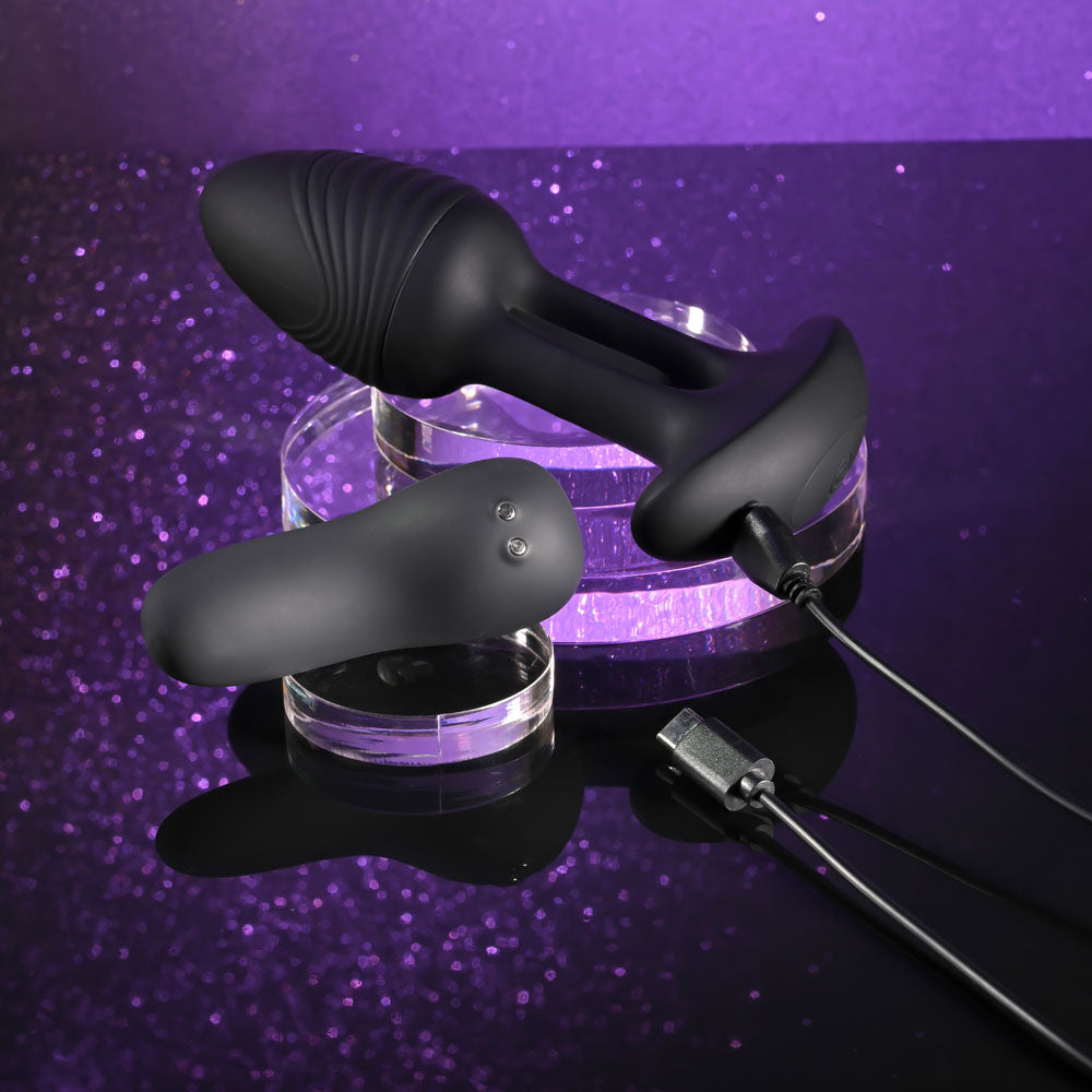 Playboy Pleasure RIM SHOT -  11.4 cm USB Rechargeable Vibrating Butt Plug