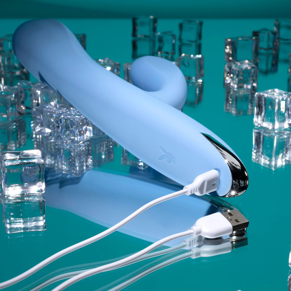 Playboy Pleasure UP AND AWAY -  26.7 cm USB Rechargeable Rabbit Vibrator