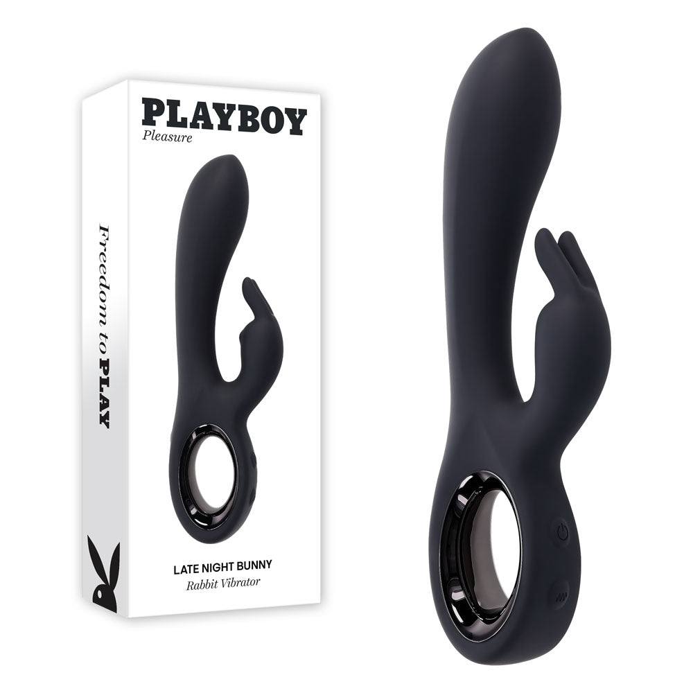 Playboy Pleasure LATE NIGHT BUNNY -  20 cm USB Rechargeable Rabbit Vibrator