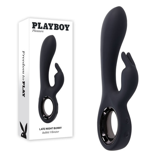 Playboy Pleasure LATE NIGHT BUNNY -  20 cm USB Rechargeable Rabbit Vibrator