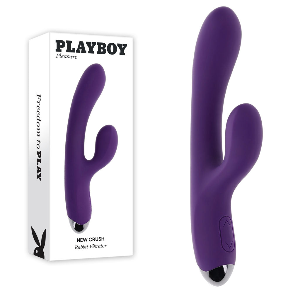 Playboy Pleasure NEW CRUSH -  20.6 cm USB Rechargeable Rabbit Vibrator