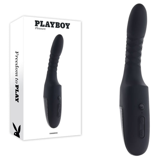 Playboy Pleasure OVERDRIVE -  28.2 cm USB Rechargeable Thrusting Vibrator