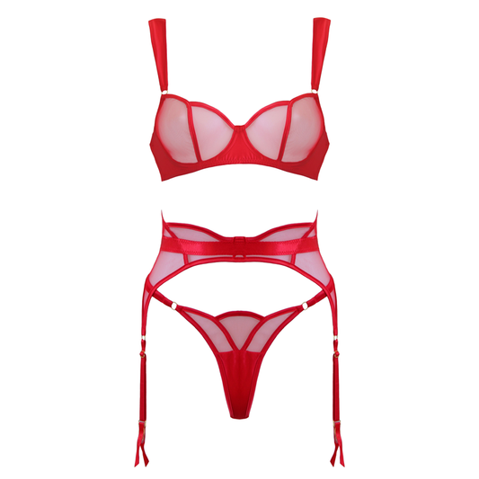 PL028RED - Medium - Love in Leather