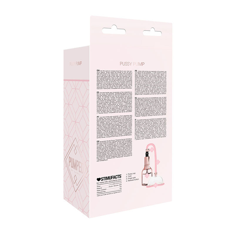 Pumped Pussy Pump - Rose  Vagina Pump