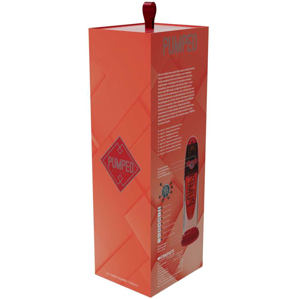 PUMPED Aqua-Pro Auto Pump -  - /Clear USB Rechargeable AI-Enabled Submersible Auto Penis Pump