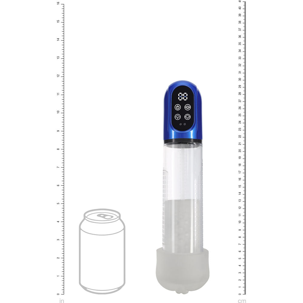 PUMPED Engage Automatic Penis Pump -  - Metallic  USB Rechargeable Auto Penis Pump