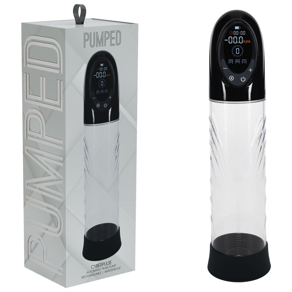 PUMPED CyberPulse Automatic Penis Pump -  - /Clear USB Rechargeable Auto Penis Pump
