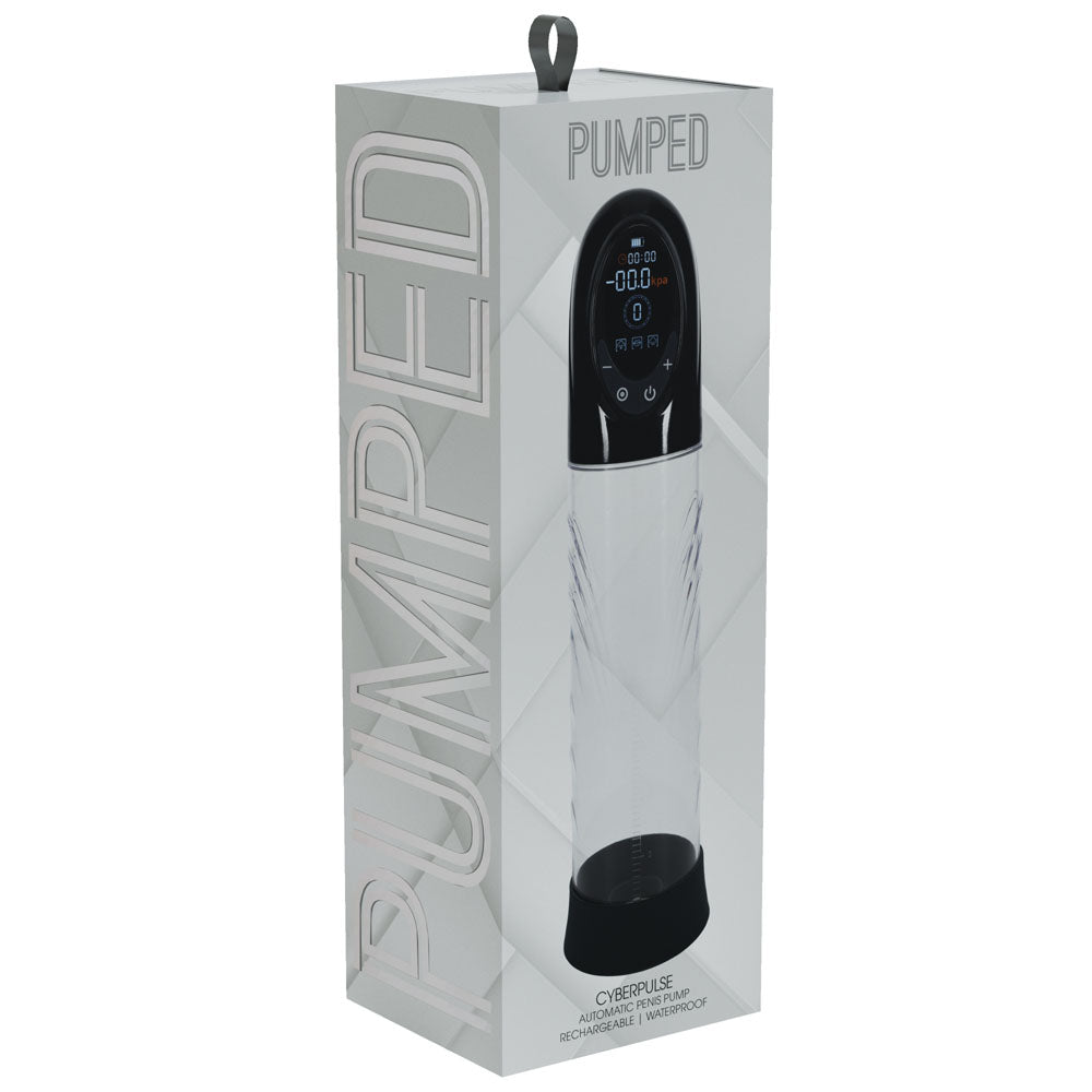 PUMPED CyberPulse Automatic Penis Pump -  - /Clear USB Rechargeable Auto Penis Pump