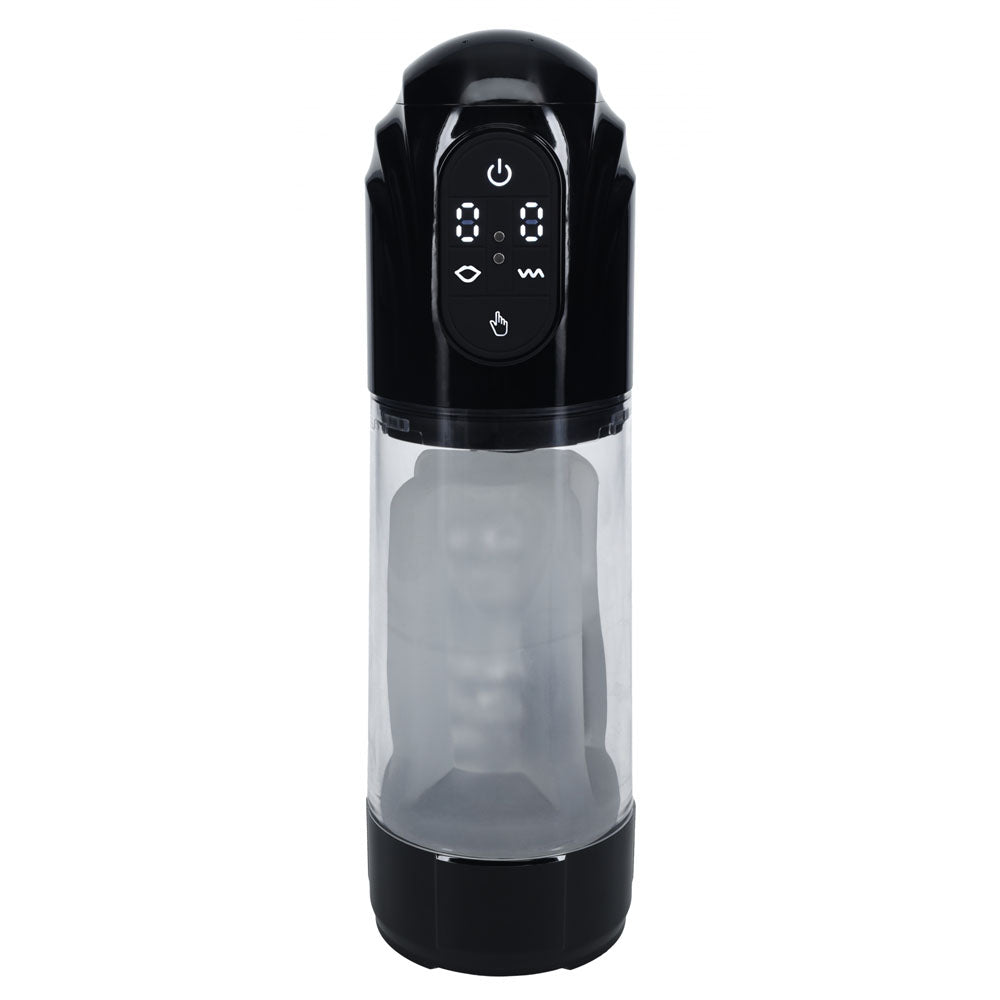 PUMPED TechnoThrust Auto Masturbator - /Clear USB Rechargeable Auto Maturbator