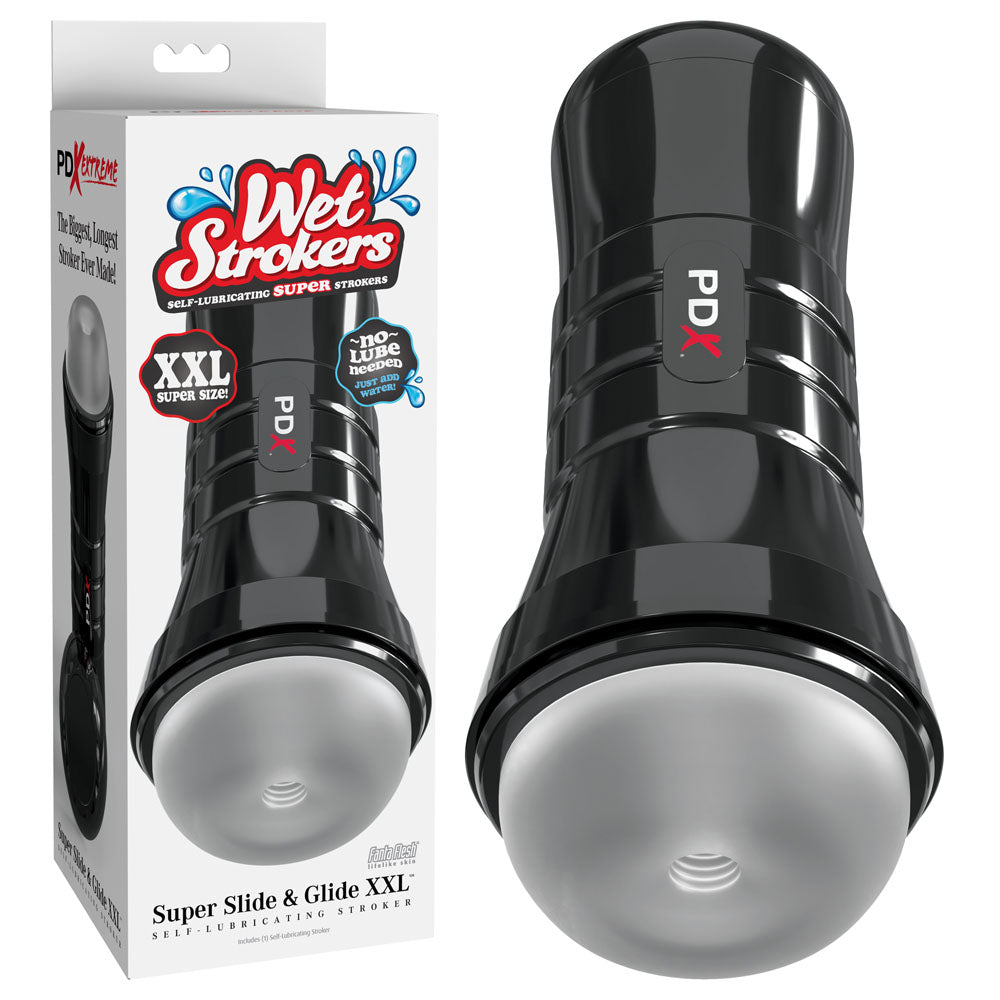 PDX Wet Pussies - Super Slide & Glide XXL - Stroker Clear