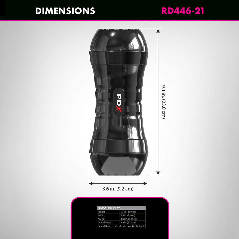 PDX Wet Pussies Super Flip-A-Pussy Over - Light -  Dual Ended Stroker (Vagina & Ass)