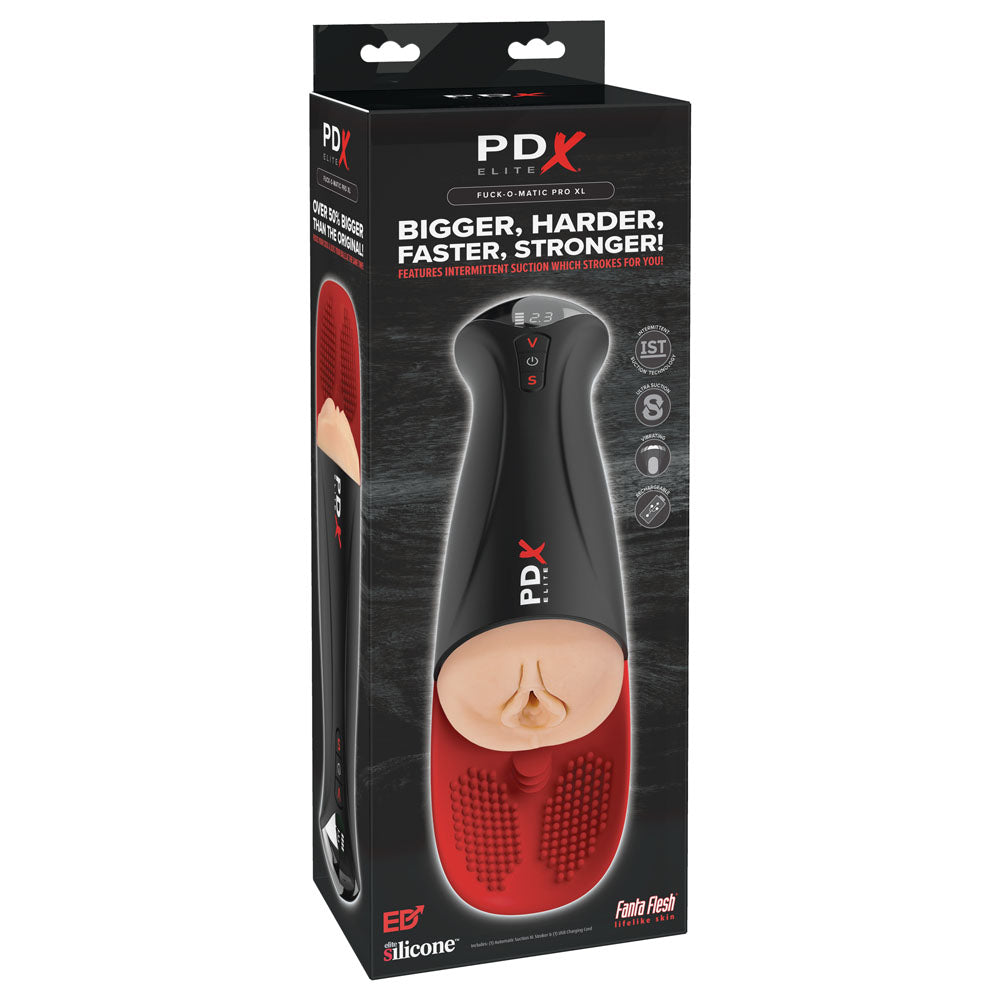 PDX Elite Fap-O-Matic Pro XL - Light -  USB Rechargeable Auto Stroker