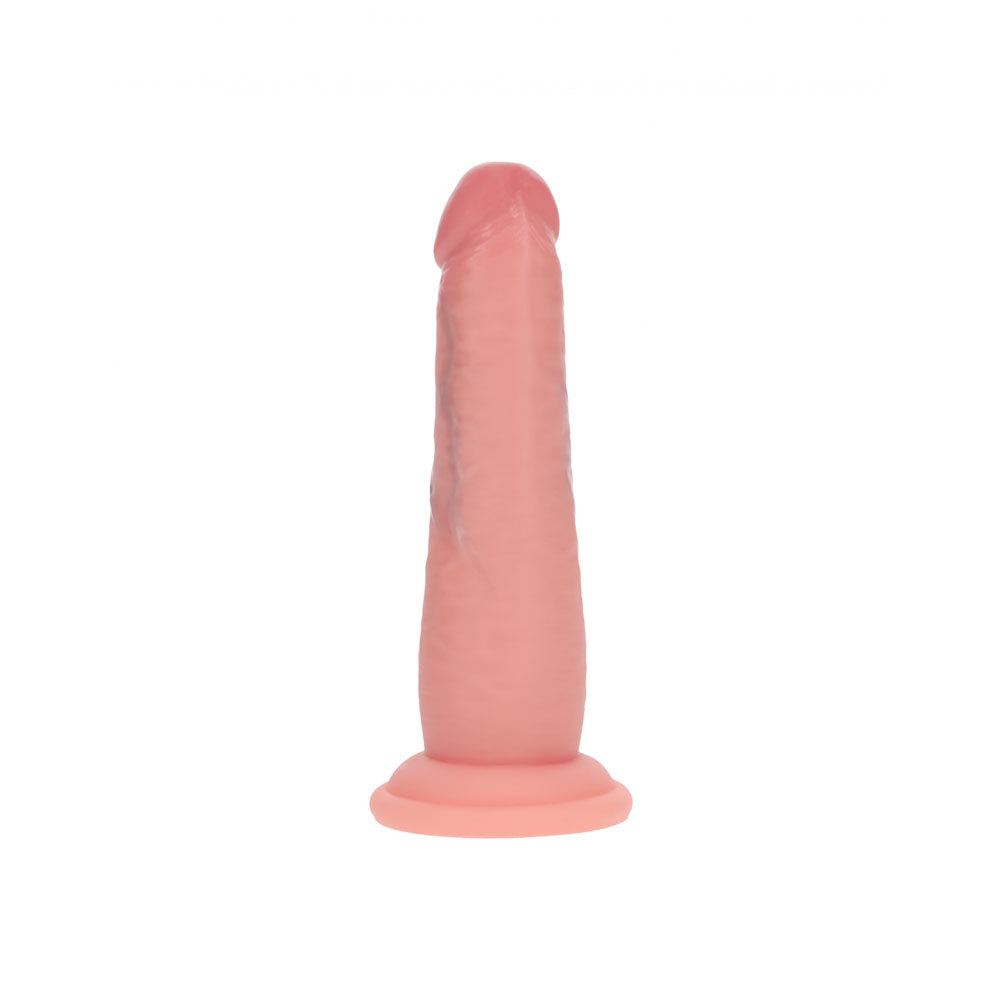 REALROCK Dual Density 6'' Sliding Skin Silicone Dildo -  -  15.2 cm Sliding Skin Dildo