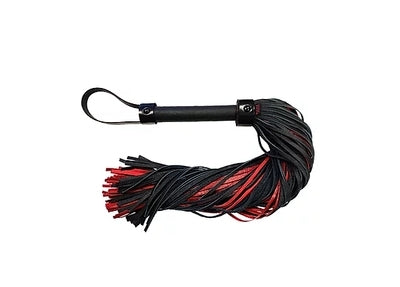 rouge Leather Flogger Black & Burgundy