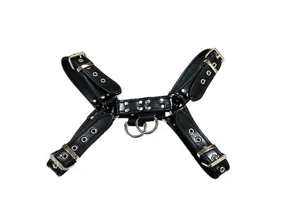 rouge O.T H-Front Leather Harness Black Medium 38-40 inches